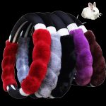 O-Shaped Winter Warm Soft Short Plush Styling Steering Wheel Cover