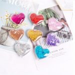 Love Heart Floating Glitter Pop Sockets