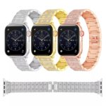 Diamond Stainless Steel Apple Watch Strap