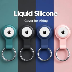 Airtag Case Silicone Protective Skin Cover Loop Secure Holder