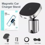 2 in 1,15W QI Wireless Magnetic Car Chargers