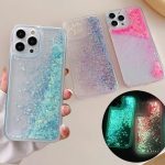 Glow in the Dark Glitter Quicksand Case