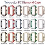 Two-color Diamond Protective iWatch Bumper
