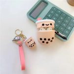 Boba Bubble Milk Tea Thick Silicone AirPod Case