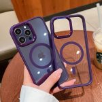 Purple Magsafe Wireless Charge Case