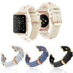 Leather 3D Studs Metal Rivets Apple Watch Band
