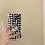 Black and White Square Mirror Stand Phone Case