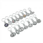 Alloy Car Diamond Keychain Keyring