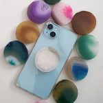 Colored Stone Agate Pop Socket