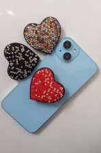 Rhinestone Love Grip holders