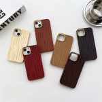 Textured Wood Rubber iPhone Case