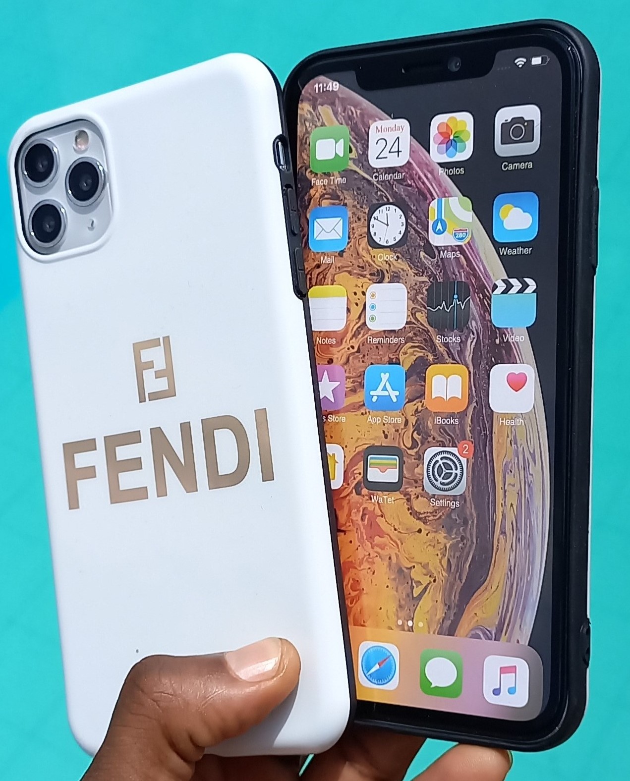 FENDI iPhone Silicone Case Savi Accessories