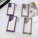 Samsung Transparent Lens Protector Shockproof Silicone Case