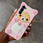 Samsung S23 Plus 3D Bear Silicone Case