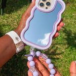 Cat Make up Mirror Silicone Phone Case