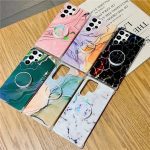 Antiknock Laser Gradient Marble Texture Phone Case