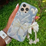 Cute Bowknot Pendant Phone Case