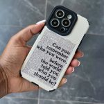 English Quotes Letter iPhone 14 Pro Case