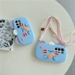 Mouse Cartoon Crossbody Silicone Soft Case