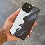 Black and White Splicing iPhone 14 Case