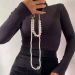 2 in 1 Pearl Crossbody Lanyard