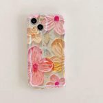 Pink Flowers Laser Phone Case