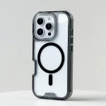 3 in 1 Clear Black Sides 360 Magsafe Case