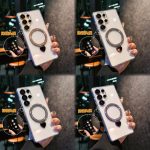 Lens Protector Clear Glitter Magsafe Case