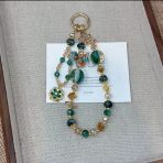 Golden Green Crystal Phone Charm - Image 3