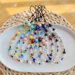 Colorful Mushroom Beaded Phone Charm
