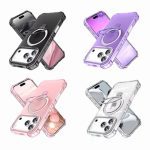Magnetic Stand Clear Shockproof Case