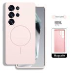 Samsung Silicone Magsafe Case- Sand Pink