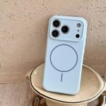 Liquid Silicone Magsafe Case- Sky Blue