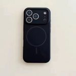 Liquid Silicone Magsafe Case- Black