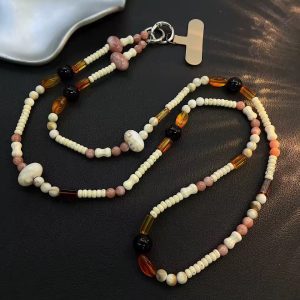 Ivory Blush Crossbody Lanyard