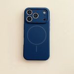 Liquid Silicone Magsafe Case- Navy Blue