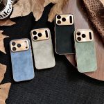 Electroplated Lambskin Phone Case- iPhone 17 series