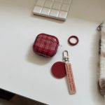 Red Plaid Airpod Case