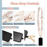 Boho Floral Detachable Crossbody Lanyard Set