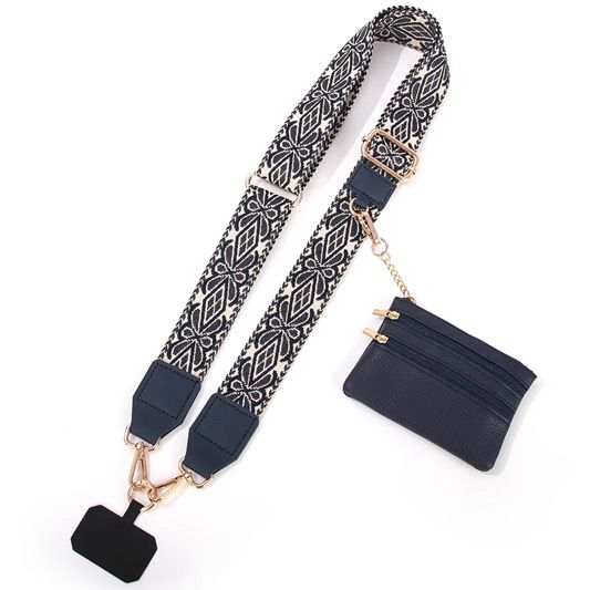 Midnight Mosaic Detachable Crossbody Lanyard Set