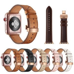 Premium Leather Apple Watch Strap