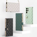 Quilted Luxe Crossbody Flip Case