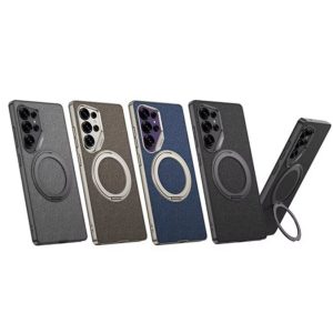 Business Casual Magnetic Ring Kickstand Case