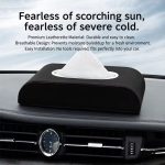 Black Sued Car Tissue Box