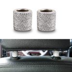 Universal Crystal Headrest Hooks (4-Pack)