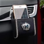 Crown Air Vent Car Storage Box