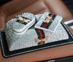 White- Car Tissue Box Set (KeyBag+ Card Bag)