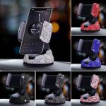 2 in 1 Rhinestone Car Phone Holder