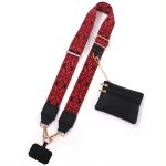 Ruby Red Detachable Crossbody Lanyard Set