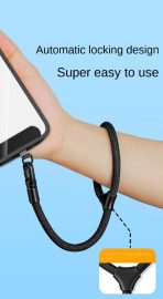 Universal Adjustable Wrist Lanyard with Metal Patch - Image 4